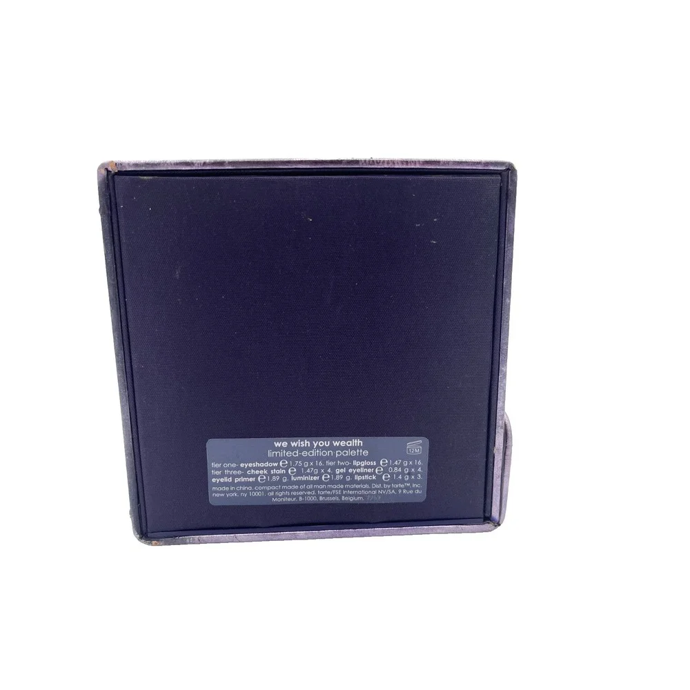 Tarte Limited Edition We Wish You Wealth Palette Eye‎ Shadow Lip Damaged Box